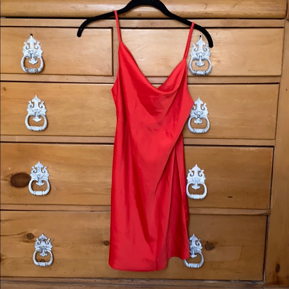 Red Slip Dress